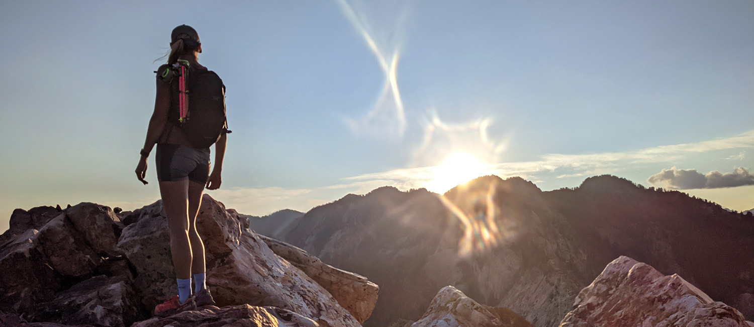 These days, Beth rises early for her weekday summit sunrise fix (Photo: Elias Littenberg)