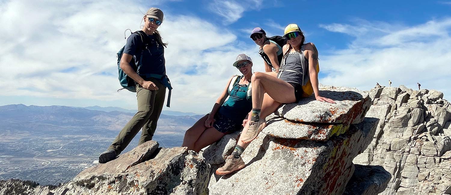 Summiting is a verb and a noun. A relief, an exuberance, a breath.