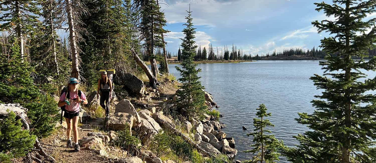 Scott getting the family out for a multi-night backpacking trip in the Uintas.