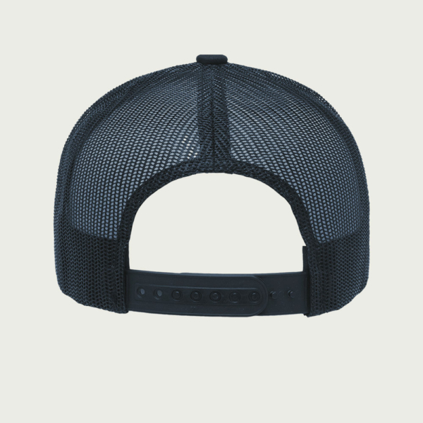 Hence 5-Panel Trucker Hat back view.